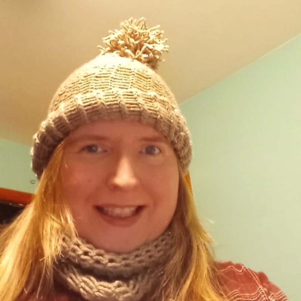 Handknitted hat and kneck  warmer